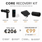 Recoverion recovery kit including deep tissue foam roller