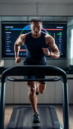 Athlete using massage gun on shoulder after training